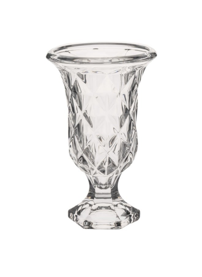 Gulf Flowers Glass Goblet  Elegant glass goblet, perfect for adding a touch of sophistication to any setting 