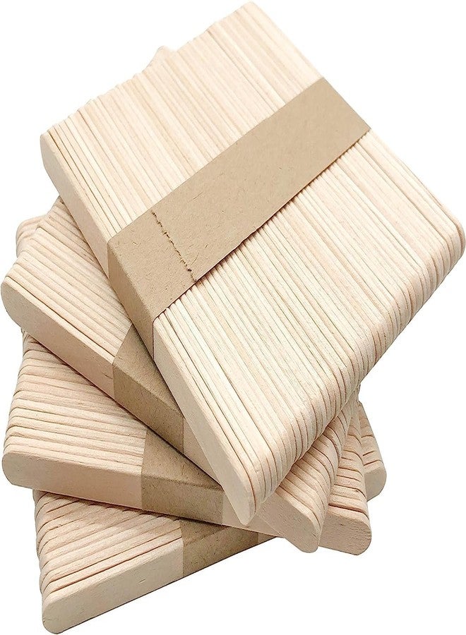 KTOJOY 1000 Pcs Craft Sticks Ice Cream Natural Wood Popsicle Craft Sticks 4.5 inch Length Treat Ice Pop for DIY Crafts - Image 3