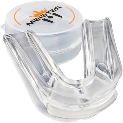 Meister Moldable Double Mouthguard w/Case - Clear - Image 1