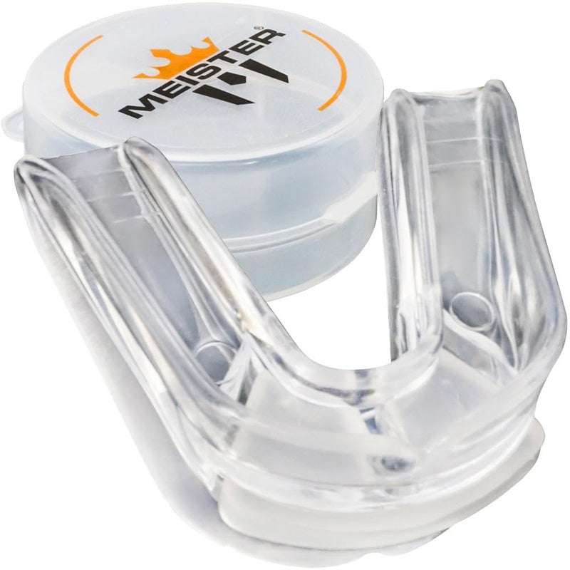 Meister Moldable Double Mouthguard w/Case - Clear - Image 4