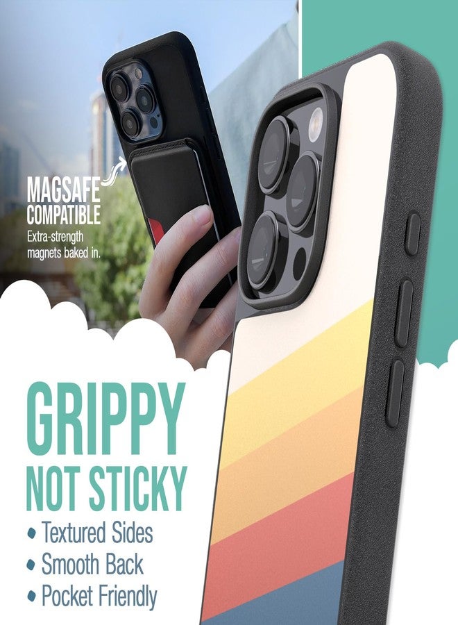 سمارتيش جراب Smartish® المغناطيسي لهاتف iPhone 16 Pro - Gripmunk متوافق مع MagSafe [خفيف الوزن + واقي] غطاء نحيف ورفيع مع بطانة من الألياف الدقيقة لهاتف Apple iPhone 16 Pro - مخطط - Image 2