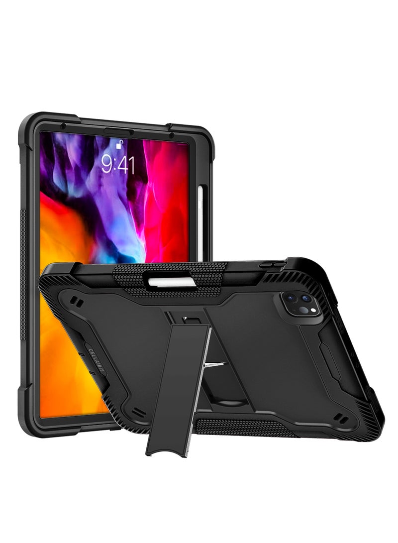 Cellairis Challenger Kickstand Smart Case Cover For Apple iPad Pro 11 - Black - Image 2