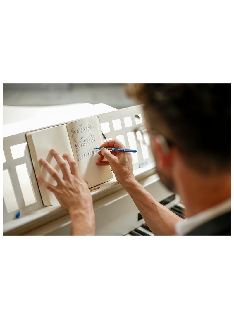 Schneider قلم حبر جاف أساسي 1 قطعة بلسر طرف رفيع حبر أسود - Image 4