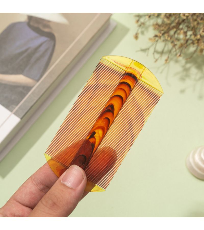 Double Sided Lice Comb Ultra Dense Teeth for Dandruff Fleas Scalp - Image 5