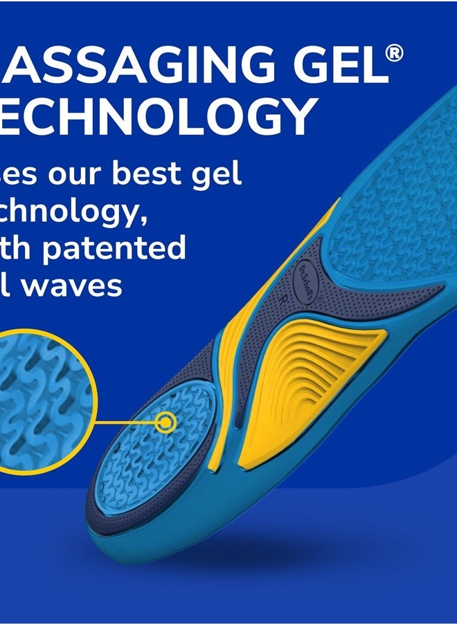 Dr. Scholl's Energizing Comfort Everyday Insoles with Massaging Gel®, On Your Feet All-Day Energy, Shock Absorbing, Arch Support, Trim Inserts to Fit Shoes, Women's Size 6-10, 1 Pair  - Image 5
