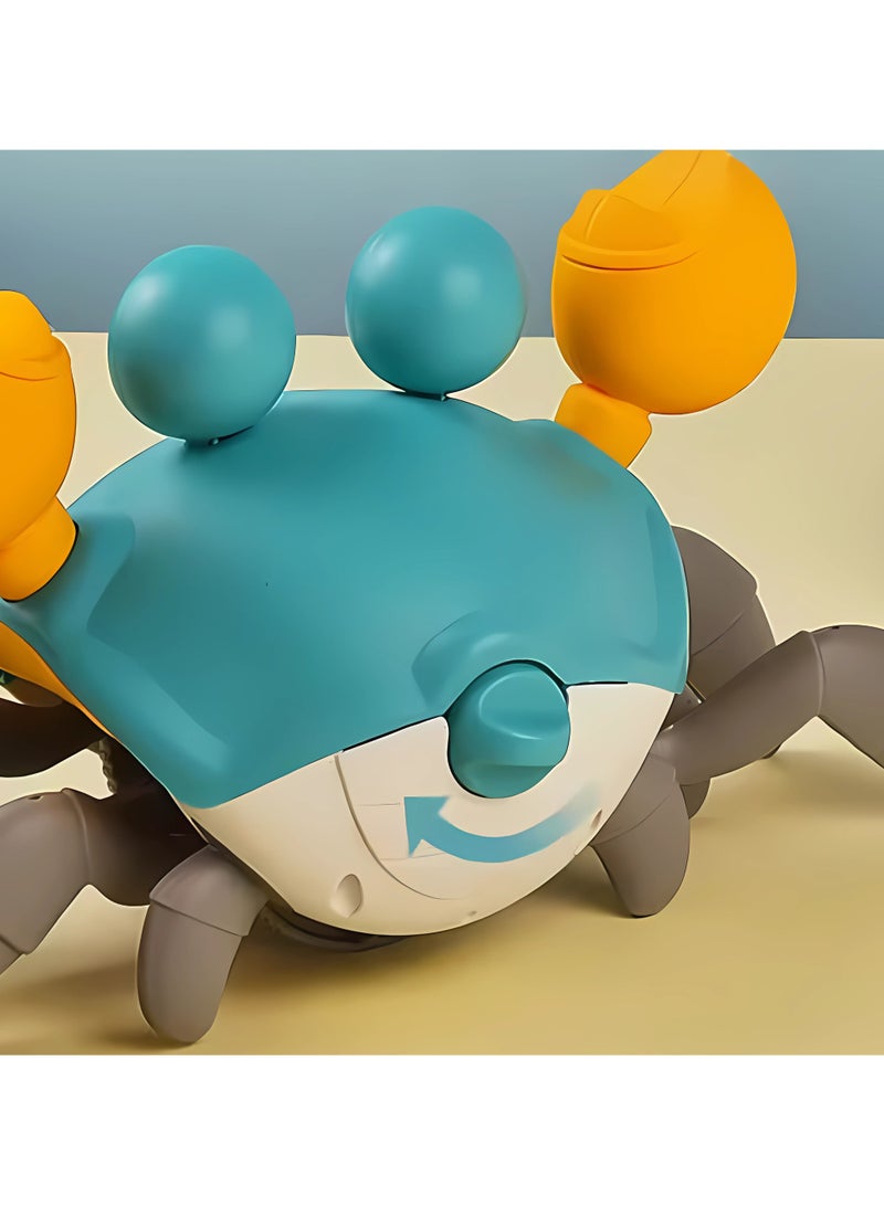 Twisoo Manual Crab Bath Toy – Wind-Up Walking Baby Toy for Land & Water, No Battery Needed, Pull String Spring Switch Action, Fun Moving Toy for Toddlers, Bath Time & Floor Play - Image 4