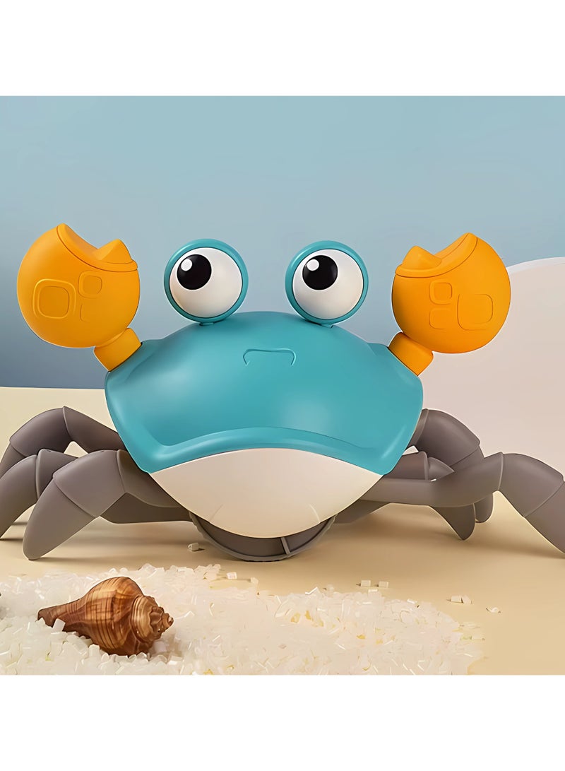 Twisoo Manual Crab Bath Toy – Wind-Up Walking Baby Toy for Land & Water, No Battery Needed, Pull String Spring Switch Action, Fun Moving Toy for Toddlers, Bath Time & Floor Play - Image 2