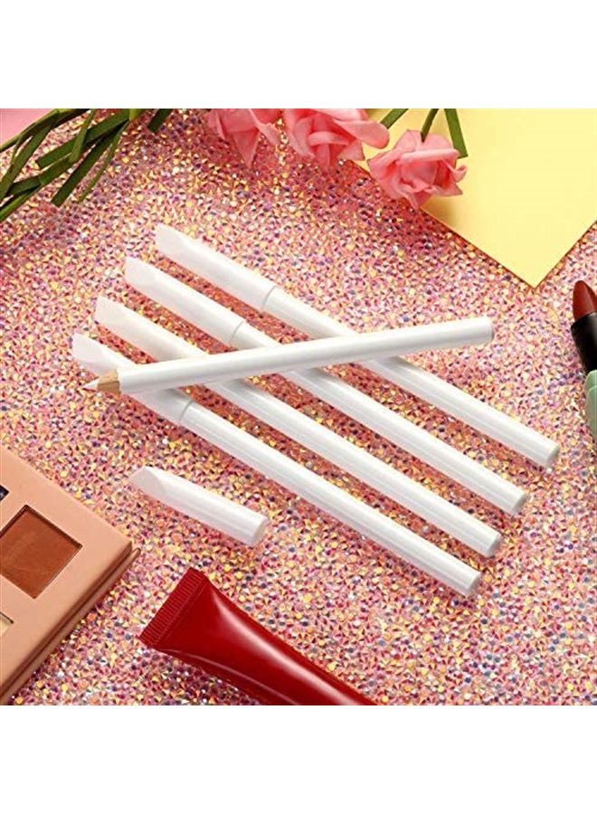 Blulu 3 Pieces White Nail Pencil 2-in-1 Nail Whitening Pencils French Nail Design Pencils with Cuticle Pusher for DIY Nail Design Manicure Supplies - Image 5