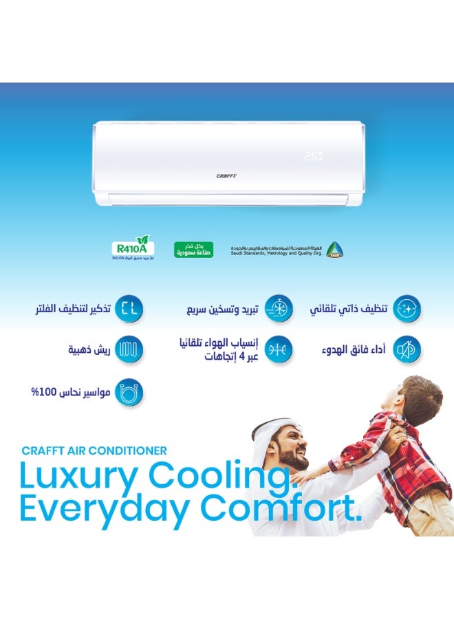 CRAFFT Wall-mounted Split Air Conditioner - On/Off - Image 3