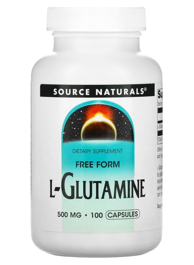 L-Glutamine 500 mg 100 Capsules
