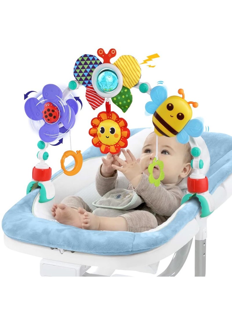TOY GARDEN Huanger Play Arch Baby Activity Toy - Interactive Educational Hanging Rattle Set for Sensory Development, Visual and Auditory Stimulation, Suitable for Newborns and Infants 0+ Months - Image 1