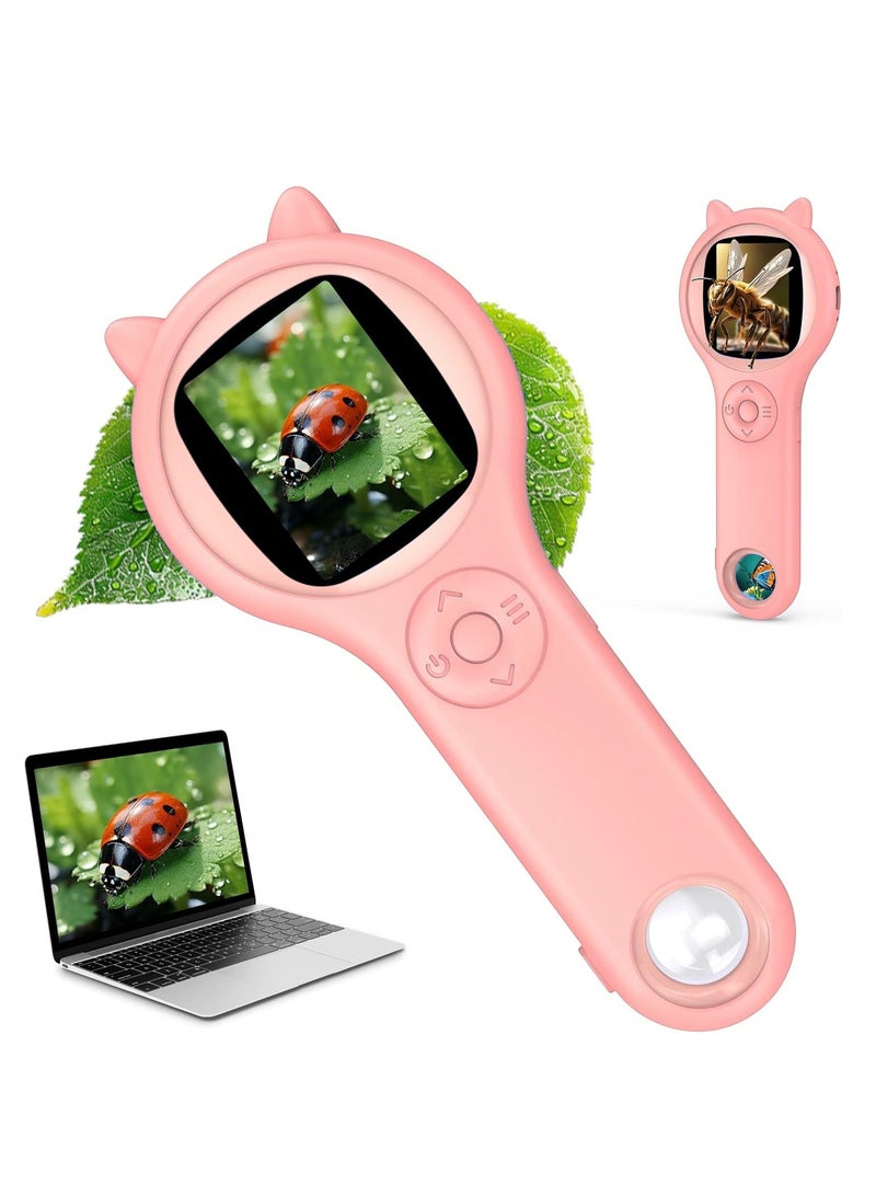 Generic Mini Kids Optical Microscope With Photo And Video Function 500x Observe The Microscopic World Science Children Educational Toys - Image 1