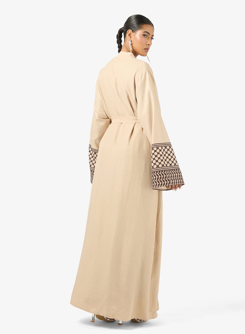 Khizana Printed Abaya - Image 2
