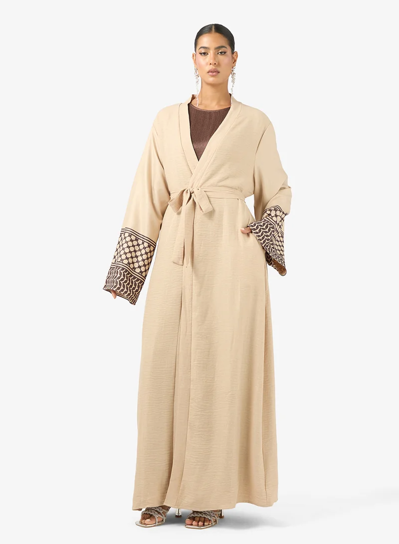 Printed Abaya