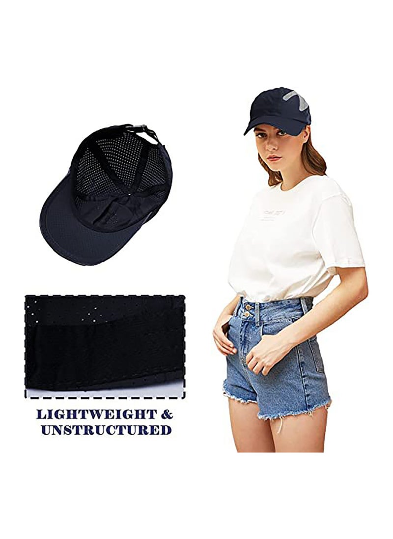 Excefore - Baseball Cap Mens - Running Cap Quick Dry Sports Cap Mesh Reflective Brim Breathable Sun Hat Unisex Lightweight Adjustable Summer Hats for Outdoor - Image 1