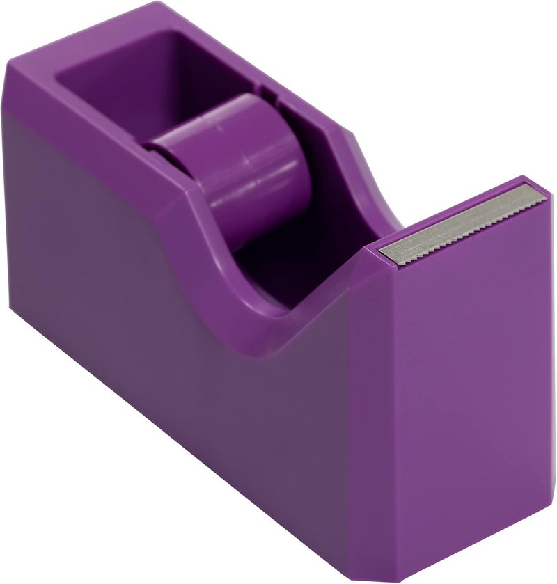 JAM Paper Colorful Desk Tape Dispensers - Purple - Sold Individually - Image 2