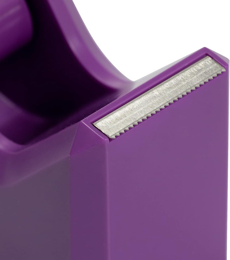JAM Paper Colorful Desk Tape Dispensers - Purple - Sold Individually - Image 3