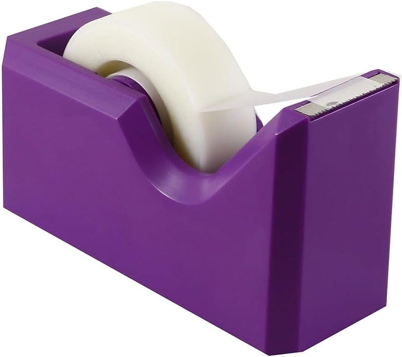 JAM Paper Colorful Desk Tape Dispensers - Purple - Sold Individually - Image 4
