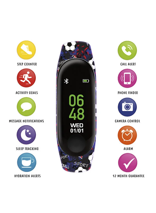 Tikkers Tikkers Kids Activity Tracker Purple Silicone Digital Watch