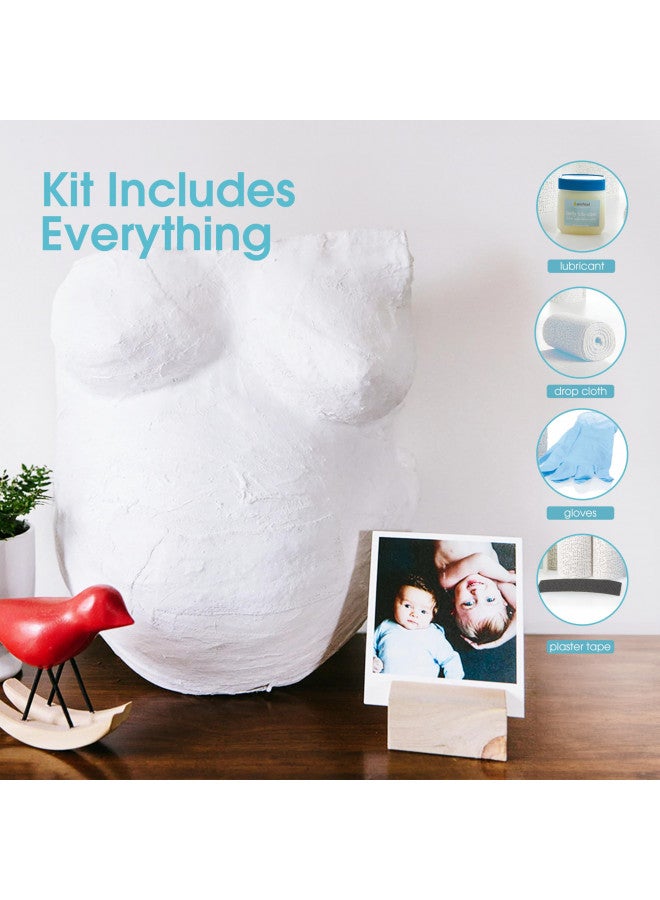 Pearhead Belly Casting Kit, Pregnancy Keepsake Making Kit, Easy DIY Plaster Cast Baby Bump Keepsake, Baby Gift For Expecting Moms and Ideal Nursery Decor, White - Image 2