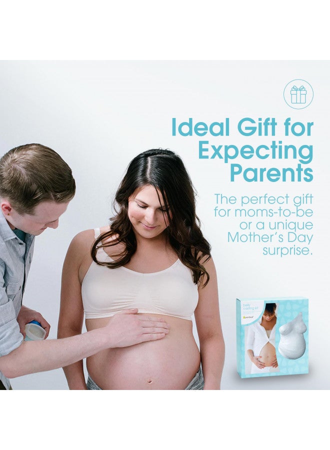 Pearhead Belly Casting Kit, Pregnancy Keepsake Making Kit, Easy DIY Plaster Cast Baby Bump Keepsake, Baby Gift For Expecting Moms and Ideal Nursery Decor, White - Image 3