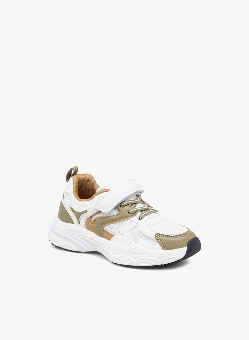 Mister Duchini Boys Panelled Sneakers with Hook and Loop Closure - Image 2