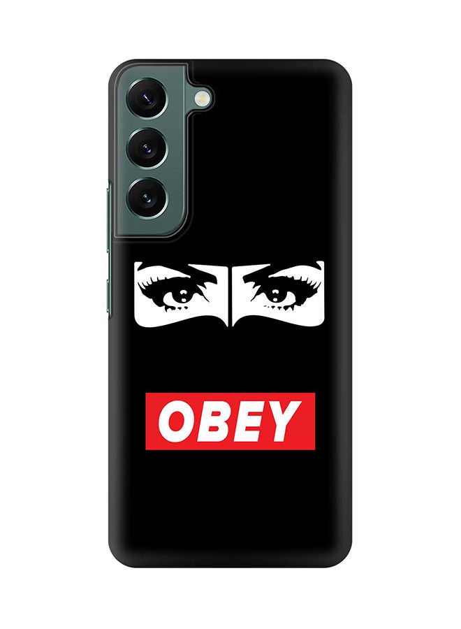 Stylizedd Case for Samsung Galaxy S22 5G Slim Snap Classic Series Shield Matte Finish Print - Obey Habibti - Image 1