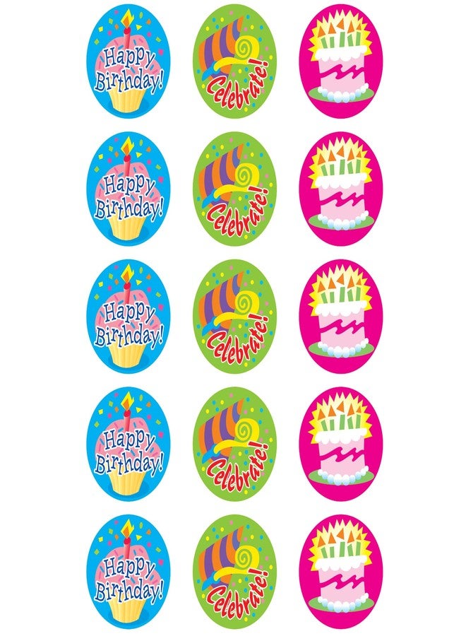 Trend Enterprises Trend Happy Birthday/Vanilla Stinky Stickers, Classroom Incentives, 60 Count - Image 2