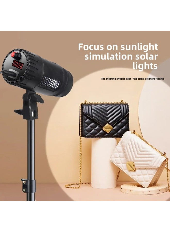 Jewelry Special Fill Light Live Studio Desktop Spotlight Photo Accessories Still Life Wenwan Jade Lighting Indoor Shooting-Light Source Color: 30W Three-color Spotlight Desktop Cantilever (5-color Dw  - Image 3