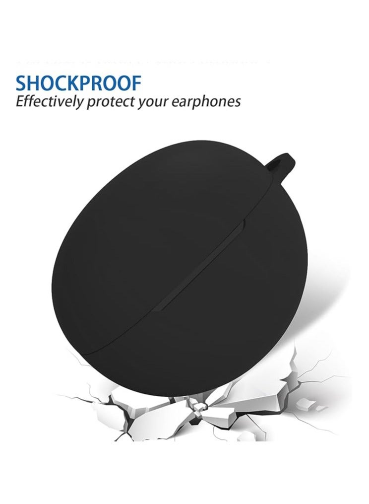 Silicone Case for HUAWEI FreeClip Case Cover with Keychain/Cleaner Kit (Sky Blue, Enhanced) - Image 2