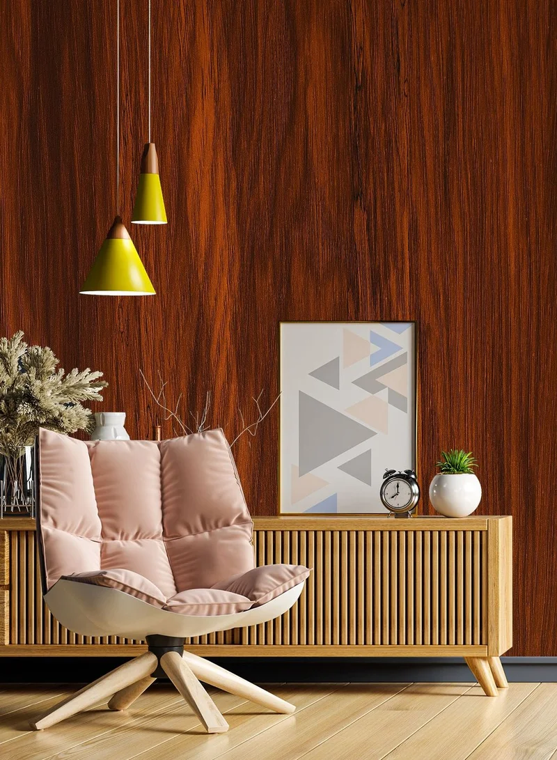 Wallopedia Wood Pattern Self Adhesive Home Decor Wallpaper Sticker (45cm*500cm)