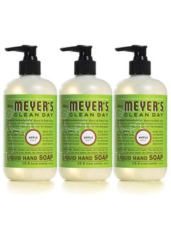 Mrs. Meyer's Clean Day Mrs. Meyer's Hand Soap, Made with Essential Oils, Biodegradable Formula, Apple, 12.5 fl. oz - Pack of 3  - Image 1