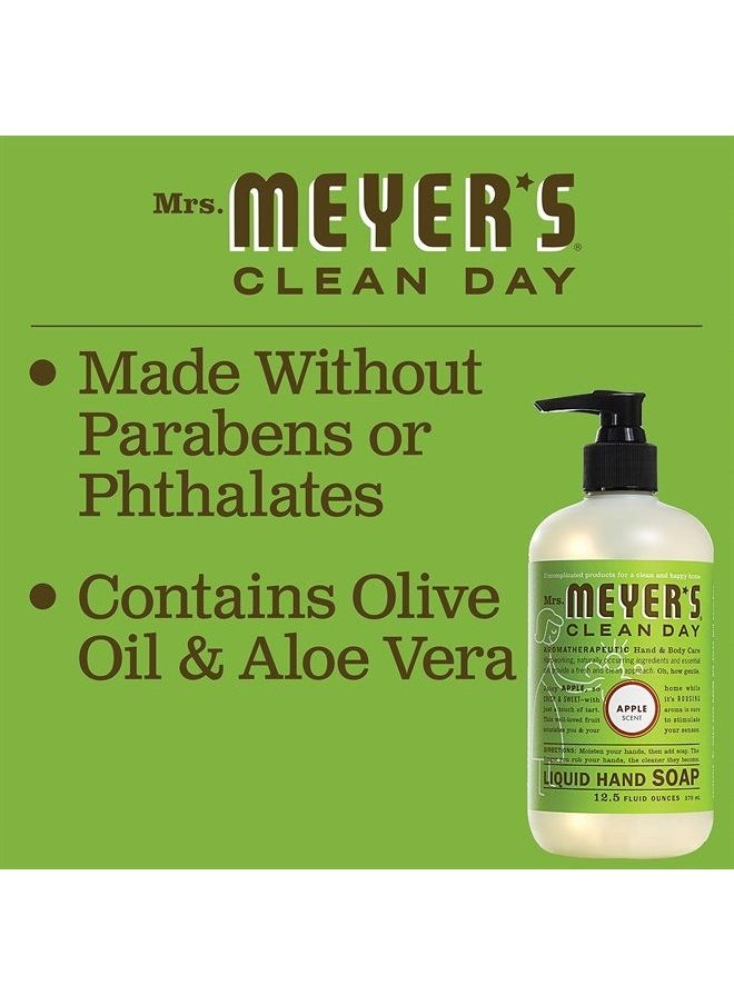 Mrs. Meyer's Clean Day Mrs. Meyer's Hand Soap, Made with Essential Oils, Biodegradable Formula, Apple, 12.5 fl. oz - Pack of 3  - Image 5