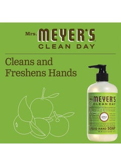 Mrs. Meyer's Clean Day Mrs. Meyer's Hand Soap, Made with Essential Oils, Biodegradable Formula, Apple, 12.5 fl. oz - Pack of 3  - Image 4