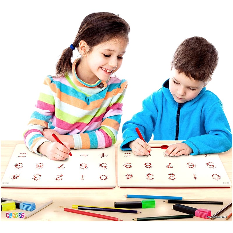 Play22 Magnetic Drawing Board - STEM Educational Learning Numbers and Letters - Erasable Writing Board for Kids (Numbers) - Image 5