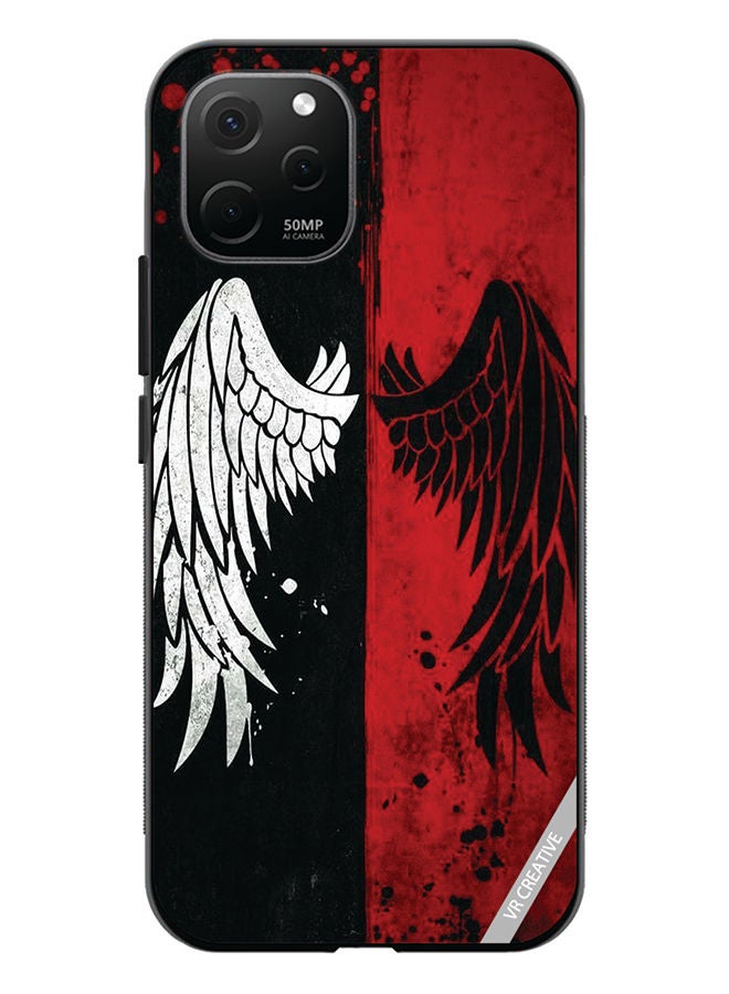 VR CREATIVE Protective Case Cover For Huawei Nova Y61 Wings Design Multicolour - Image 1