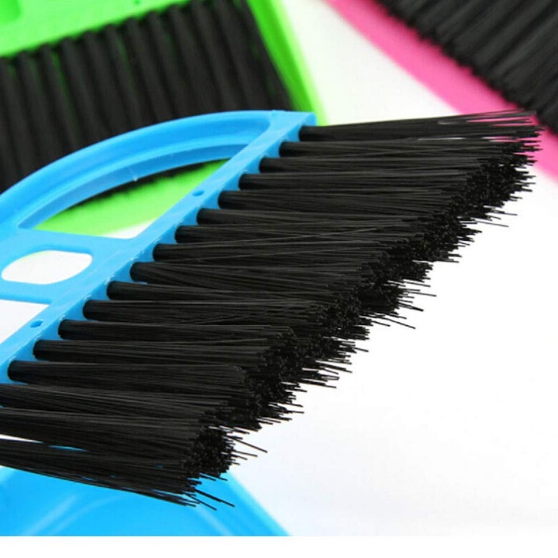 Shopfork Cage Cleaner for Guinea Pigs Hamsters Chinchillas Rabbits Reptiles Hedgehogs and Other Small Animals Mini Dustpan and Brush Set Cleaning Tool for Animal Waste (Multicolour) - Image 5