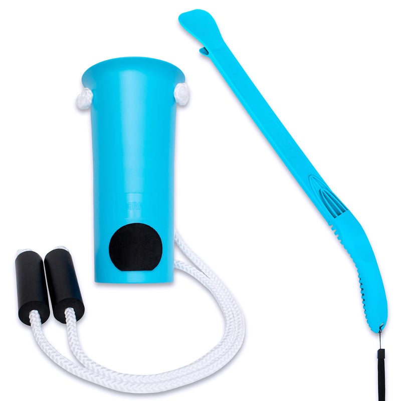 RMS RMS Sock Aid Kit Easy On Easy Off Device for Putting On Socks and Removing Socks or Stockings for Men and Women with Limited Mobility Blue 