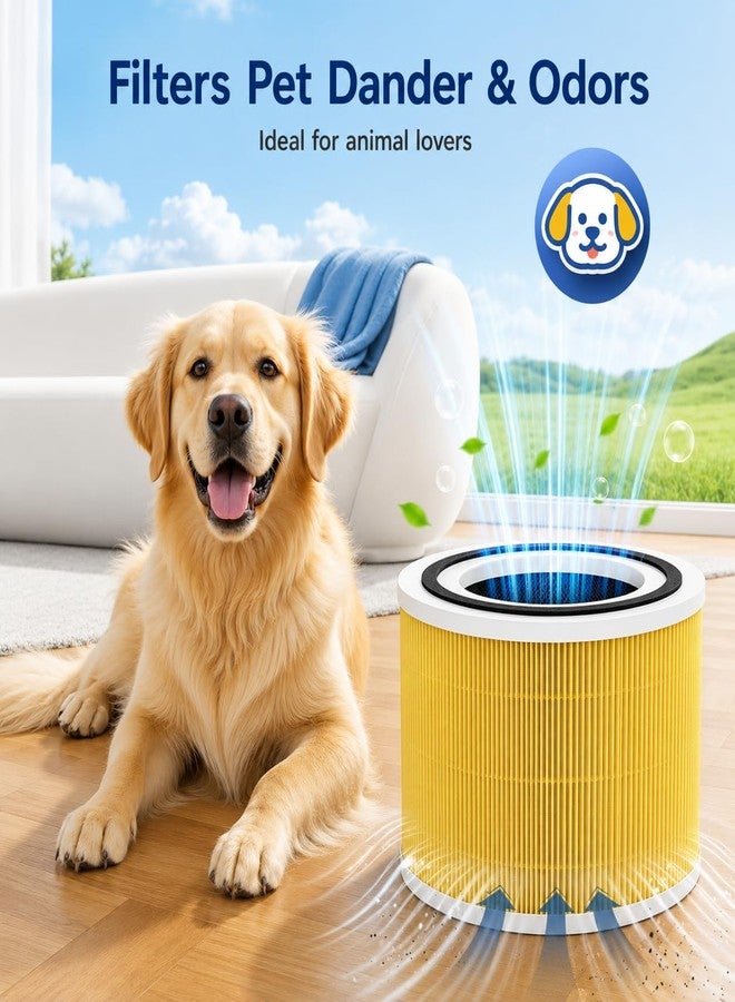 Zeekech 240 Replacement Filter Compatible with Puro 240 Air Purifier, Pet Care 240 Replacement Filter for Home Bed Room, 2 Pack - Image 4