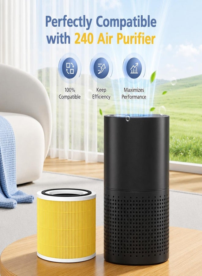 Zeekech 240 Replacement Filter Compatible with Puro 240 Air Purifier, Pet Care 240 Replacement Filter for Home Bed Room, 2 Pack - Image 2