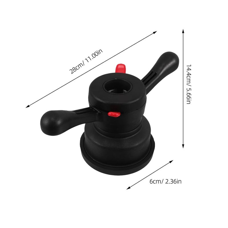 Quick Release Wheel Balancer Hub Nut with Pressure Cup 40×4mm Tire Balancing Tool for Automotive Wheel Hub Maintenance and Tire Replacement - Image 2