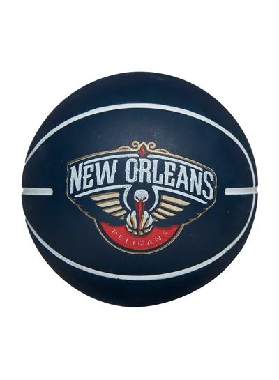 Wilson NBA Mini Dribbler Basketball - San Spurs - Super Mini - Grey