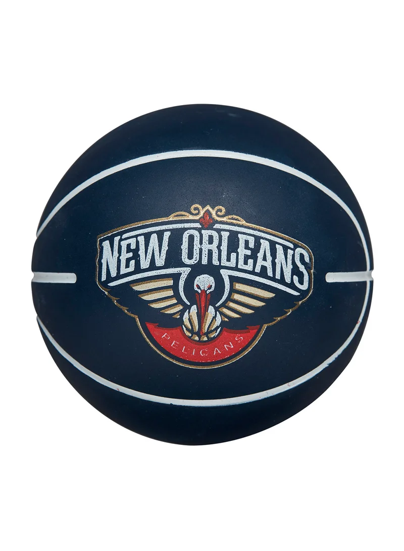 NBA Mini Dribbler Basketball - San Spurs - Super Mini - Grey