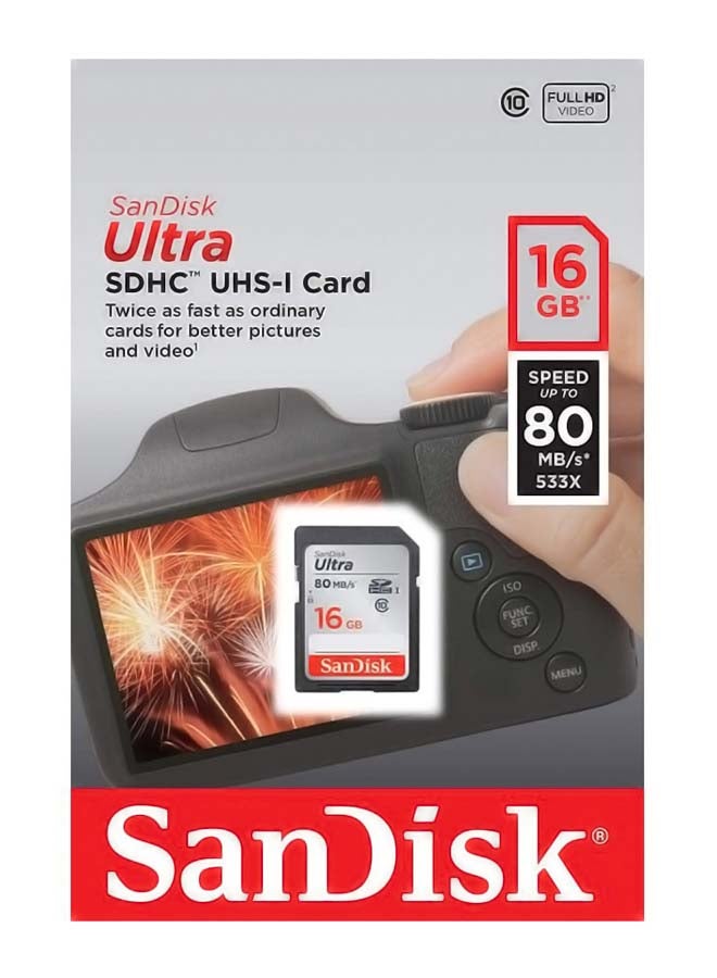 sandisk Ultra SDHC Memory Card 80MB/s, Class 10 UHS-I - Image 4