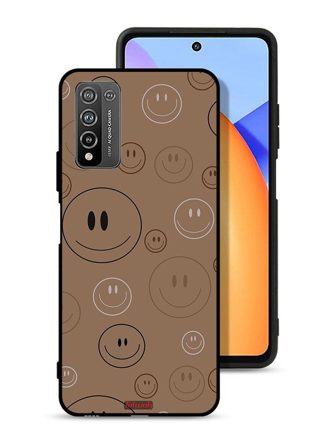 Tolwak Honor 10X Lite Protective Case Cover Smiley Faces Pattern - Image 1
