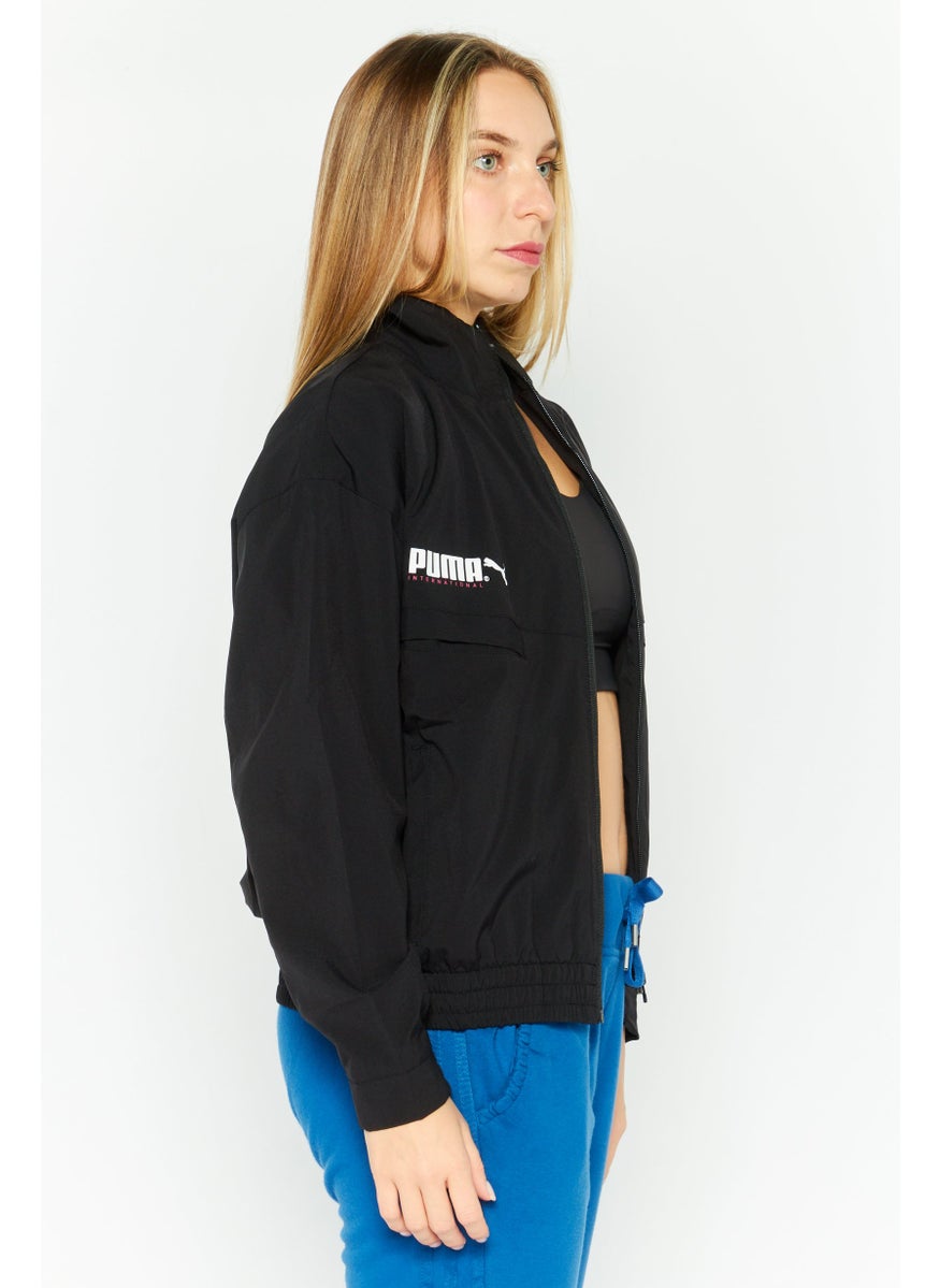 PUMA - Women Sportswear Fit Training Track Jacket, Black - Image 1