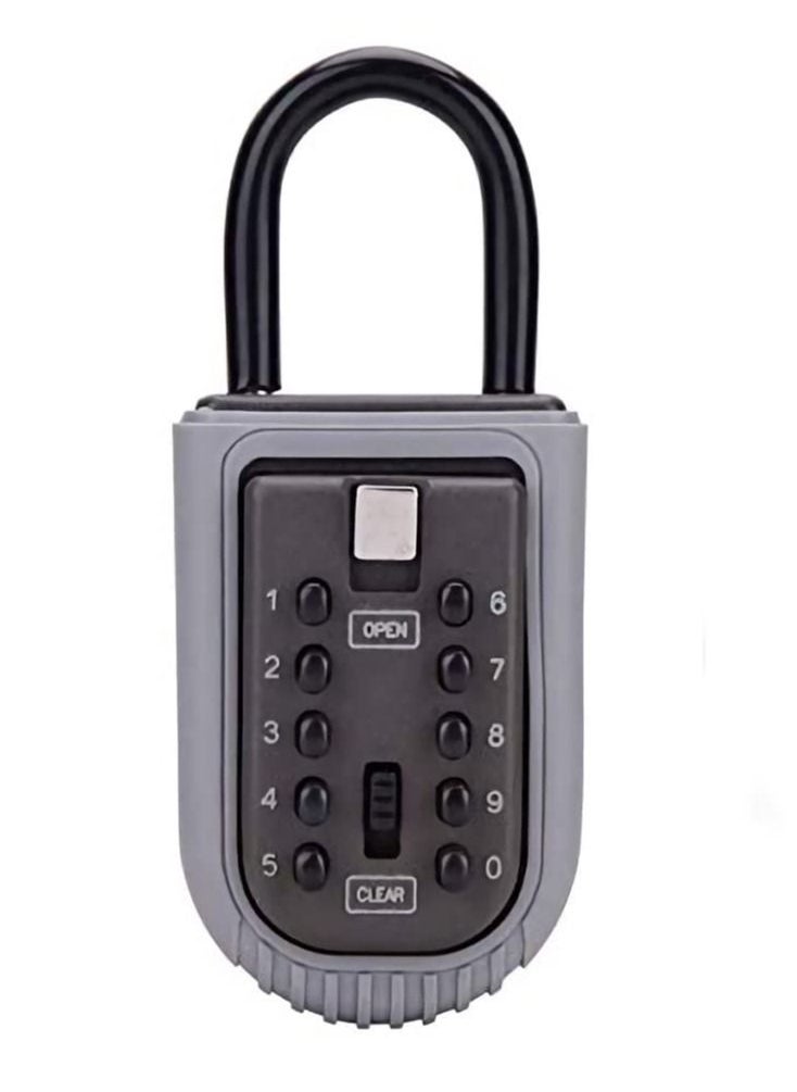 Y&D - Key Safe, Portable Weatherproof Lock Box for Keys Outdoor with Removable Shackle, Hangable Combination Home Office Garage School Airbnb to Share - Image 1