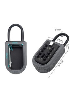 Y&D Key Safe, Portable Weatherproof Lock Box for Keys Outdoor with Removable Shackle, Hangable Combination Home Office Garage School Airbnb to Share  - Image 5