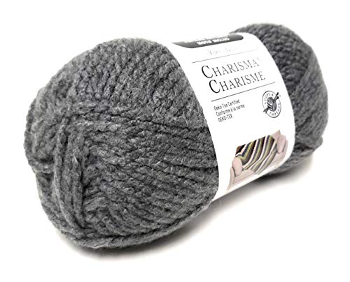 Charisma Loops and Threads Charisma Yarn 1 Ball Charcoal 3.5 ounces - Image 4