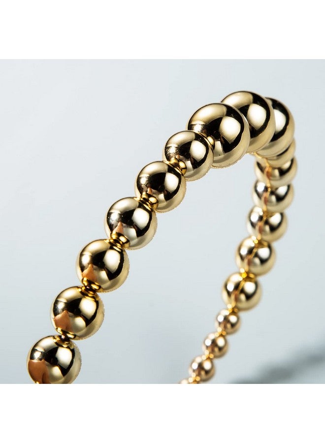 El Regalo Pearl Beads Decoration Hair Band Plastic Headband for Kids, Girls and Women (Metallic Golden Pearls Hairband) - Image 5